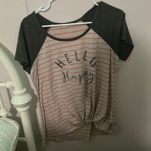 Hello happy maurices shirt